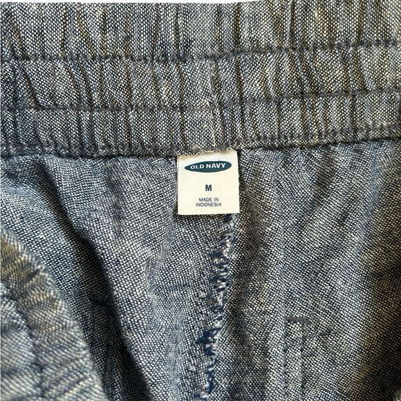 Old Navy Women’s Chambray Pants Size M - Picture 5 of 9